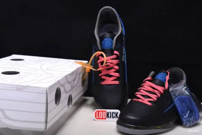 Rep TBK SP Retro Low Black Blue DJ4375-004 Jordan Off-White 2 0520